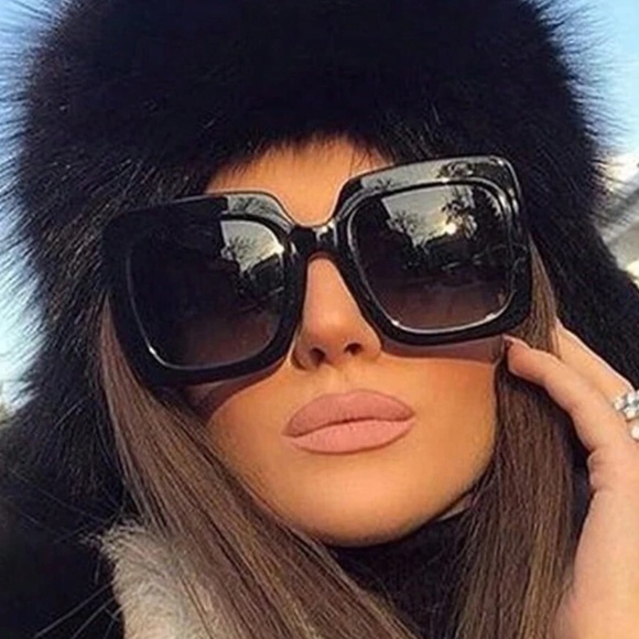 Bug Eye Oversized Square Sunglasses main image 7